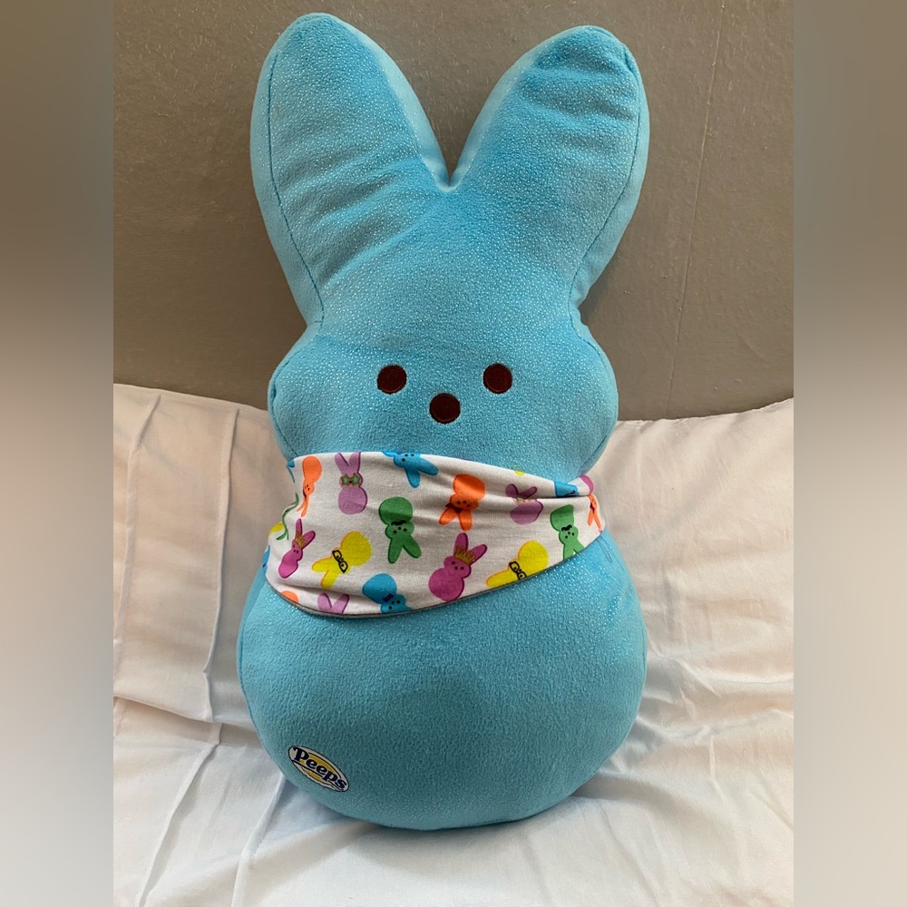 Builds A Bear Peeps Blue Bunny Plush 16”